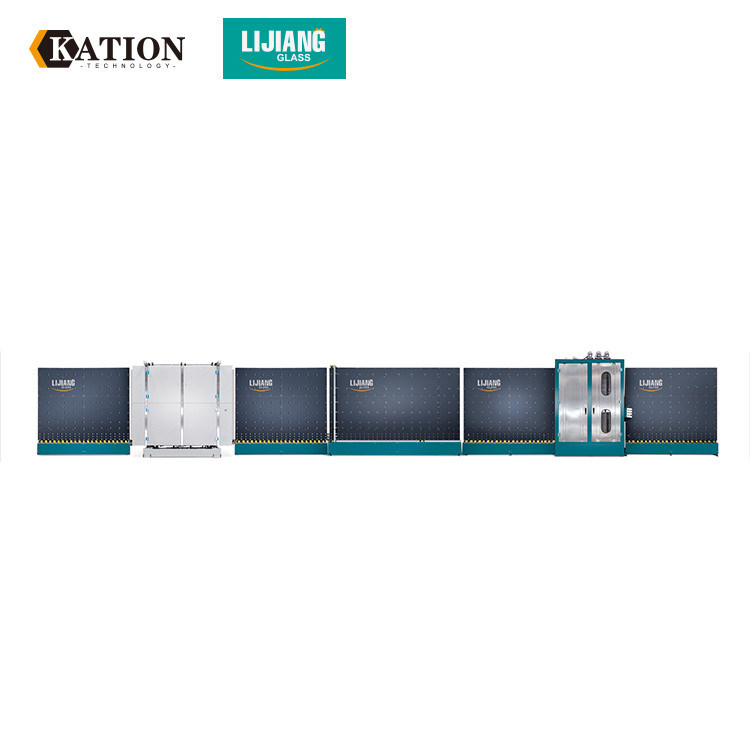 خط إنتاج الزجاج العازل المسطح العمودي ، نظام الغسيل من النوع الهرمي