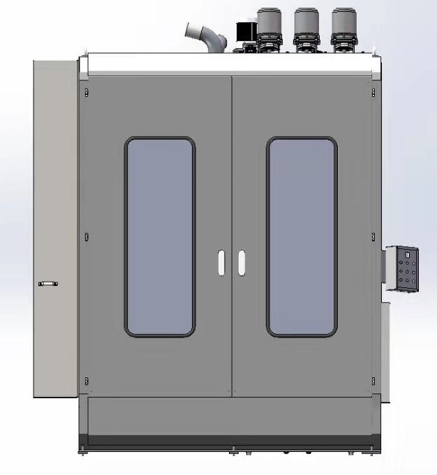 آلة غسل الزجاج العمودية ذات استهلاك منخفض للطاقة 2000 مم * 2500 مم الحد الأقصى لحجم الزجاج