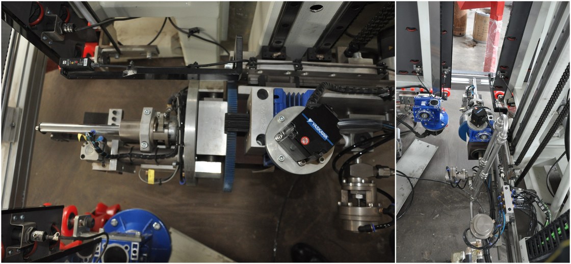 ماكس زجاج Szie 2500 * 4500mm عمودي آلة الزجاج العازل / آلة الزجاج المزدوج ختم الروبوت