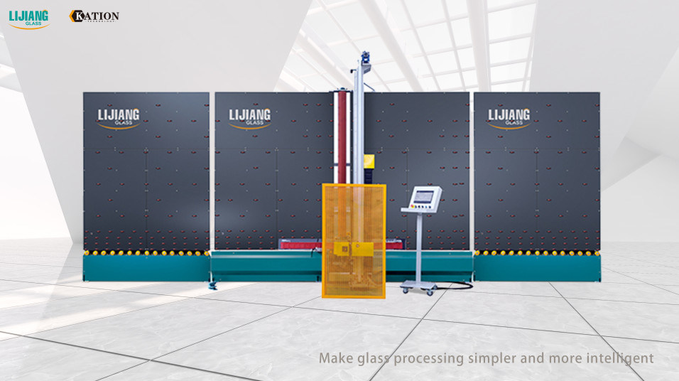 آلة طحن حافة الزجاج العمودي الأوتوماتيكية مع CE لإنتاج الزجاج العازل