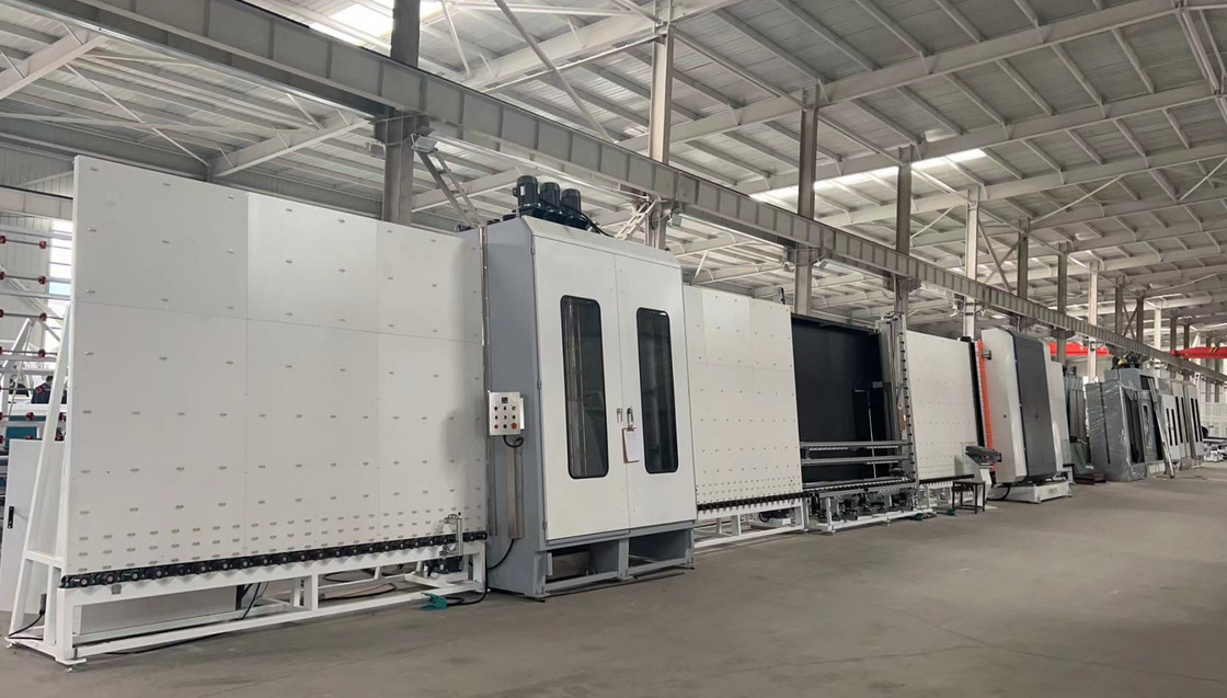 خط إنتاج الزجاج العازل للهواء مع تعبئة الغاز والعرض على الإنترنت